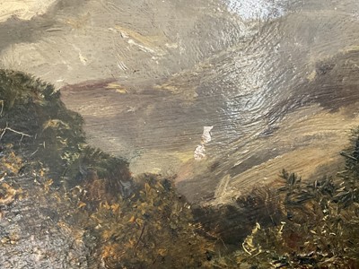 Lot 57 - Alexander Fraser Jnr (1828-1899) oil on canvas, Rainy Weather on the hills, bearing signature, titled verso, 29cm x 39cm, gilt frame