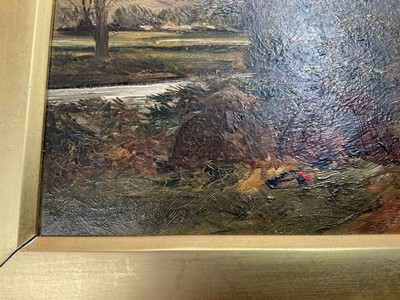 Lot 57 - Alexander Fraser Jnr (1828-1899) oil on canvas, Rainy Weather on the hills, bearing signature, titled verso, 29cm x 39cm, gilt frame