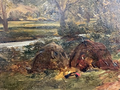 Lot 57 - Alexander Fraser Jnr (1828-1899) oil on canvas, Rainy Weather on the hills, bearing signature, titled verso, 29cm x 39cm, gilt frame