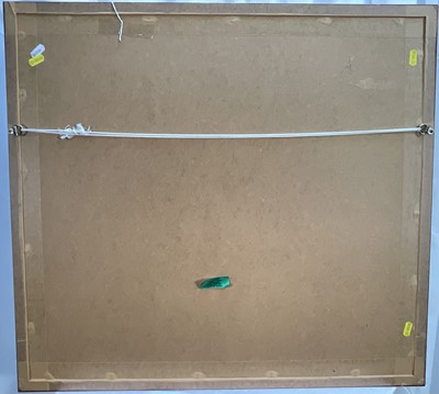 Lot 59 - 20th century Abstract watercolour, seated female form, 37cm x 47cm, glazed frame