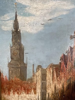 Lot 55 - Hendricus Jacobus Burgers (1834-1899) oil on canvas, Amsterdam, signed lower left, 66cm x 45cm, framed