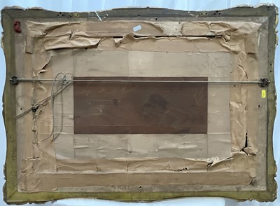 Lot 56 - English School, late 19th century watercolour, figures beside a church