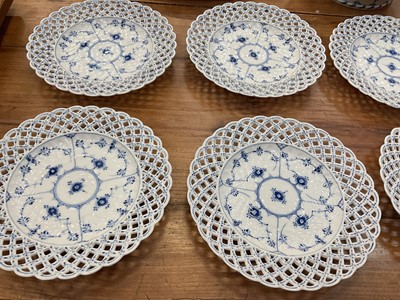 Lot 76 - Suite of Royal Copenhagen onion pattern porcelain
