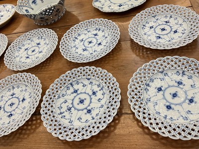 Lot 76 - Suite of Royal Copenhagen onion pattern porcelain