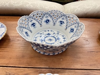 Lot 76 - Suite of Royal Copenhagen onion pattern porcelain