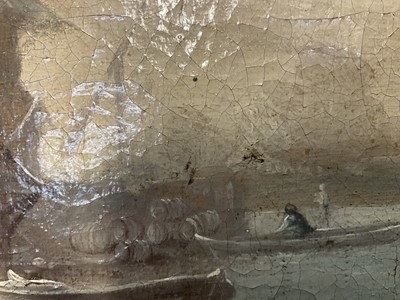 Lot 88 - Dutch School 18th / 19th century oil on canvas, Skating scene