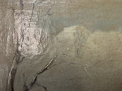 Lot 88 - Dutch School 18th / 19th century oil on canvas, Skating scene