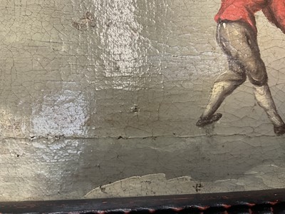 Lot 88 - Dutch School 18th / 19th century oil on canvas, Skating scene