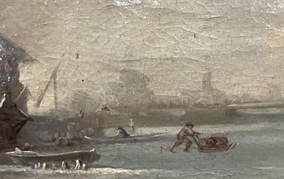 Lot 88 - Dutch School 18th / 19th century oil on canvas, Skating scene