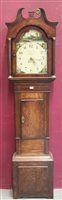 Lot 637 - 19th century eight day longcase Clocksck with...