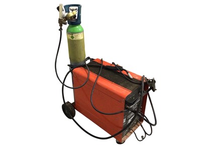 Lot 5099 - Telwin Maxmig 160/2 turbo welder together with a Clarke Weld 140