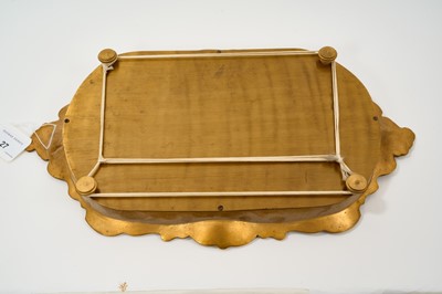 Lot 27 - Good quality late 19th century French champlevé enamel centrepiece with Paris porcelain