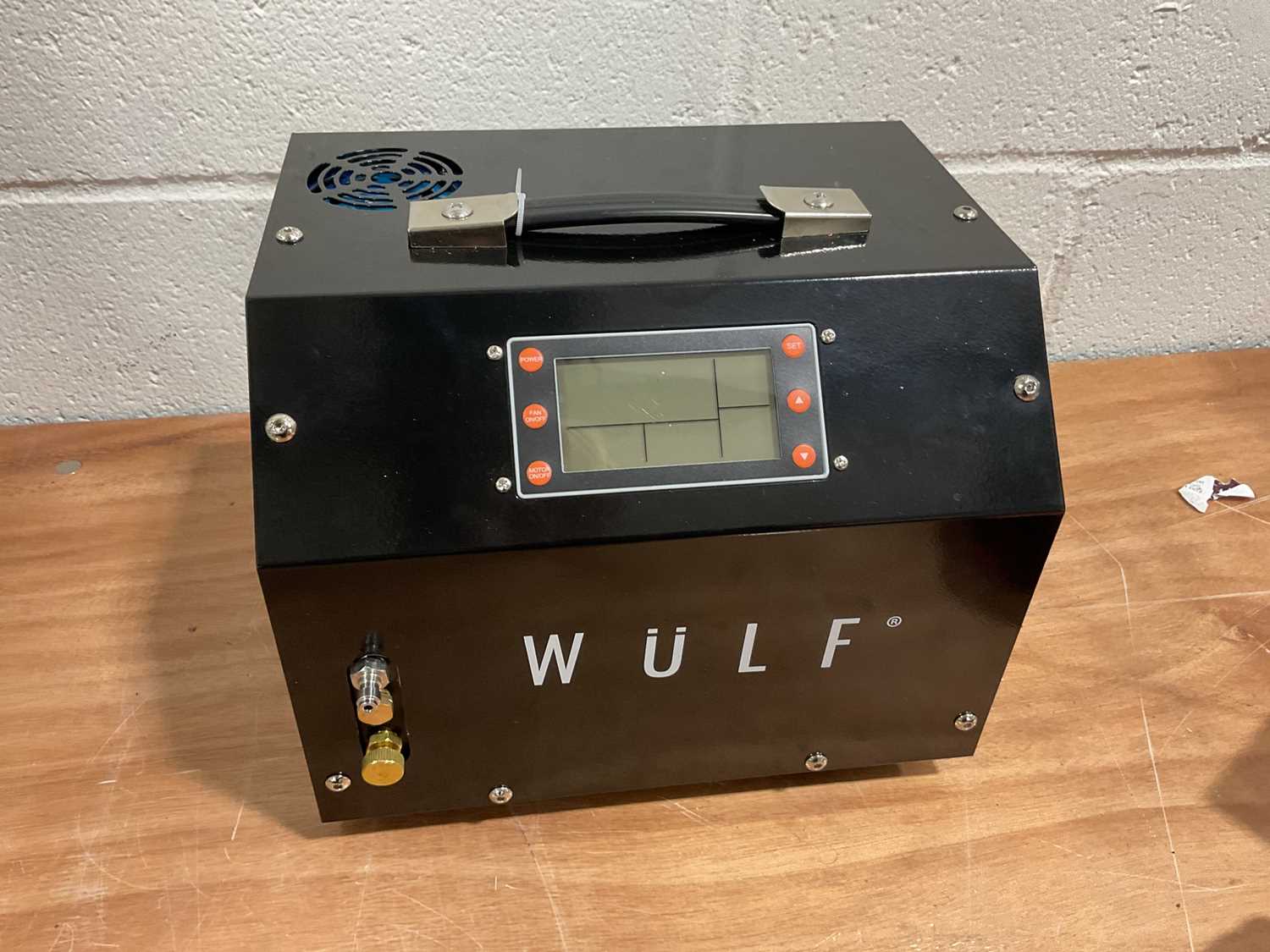Lot 5070 - Wulf air rifle compressor, as new