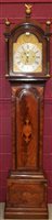 Lot 643 - 19th century longcase Clocksck with eight day...