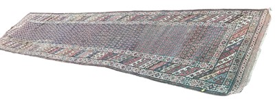 Lot 1481 - Antique Caucasus runner, 425cm x 103cm