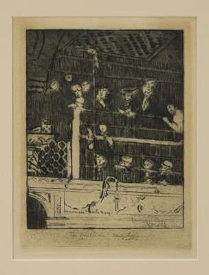Lot 1014 - Walter Sickert (1860-1942) etching and aquatint - The Mogul Tavern, Drury Lane, 21cm x 15.5cm, in glazed frame
