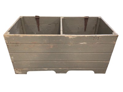 Lot 5342 - Old painted pine feed/log bin