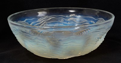 Lot 12 - Lalique Dauphins bowl