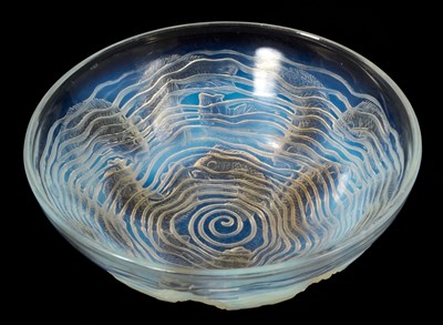 Lot 12 - Lalique Dauphins bowl