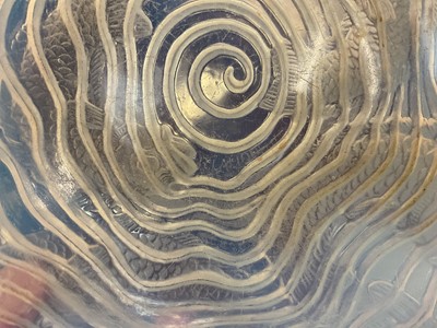 Lot 12 - Lalique Dauphins bowl