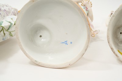 Lot 4 - Suite of four Meissen style allegorical figures representing the seasons