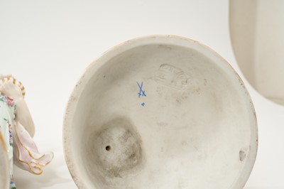 Lot 4 - Suite of four Meissen style allegorical figures representing the seasons