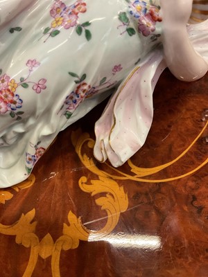 Lot 4 - Suite of four Meissen style allegorical figures representing the seasons