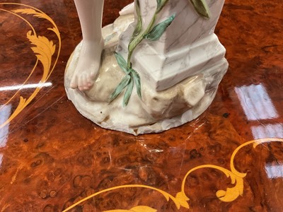 Lot 4 - Suite of four Meissen style allegorical figures representing the seasons