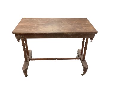 Lot 1317 - Victorian rosewood side table