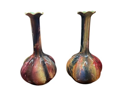 Lot 209 - Pair of Wilkinsons Oriflamme vases