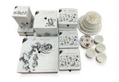 Lot 466 - V&A Alice in Wonderland teaset, (boxed) and other teaware.