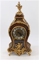 Lot 675 - Early 20th century mantel Clocksck with French...