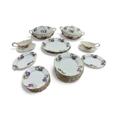 Lot 421 - Miniature Dolls House dinner service.