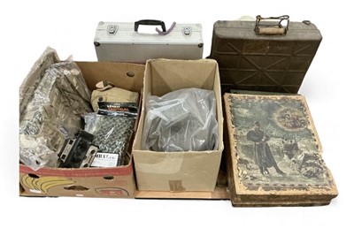 Lot 435 - Group of assorted vintage medical items, militaria and sundries.