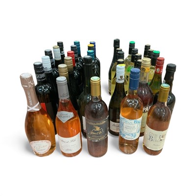 Lot 426 - Thirty five bottles to include red, white, rose wines, Port, Sherry and Campari, (35).