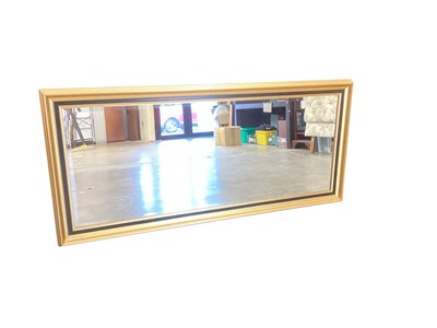 Lot 1363 - Modern gilt framed wall mirror
