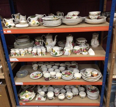 Lot 751 - Simpson Pottery, Belle Fiore pattern tea, coffee and tableware