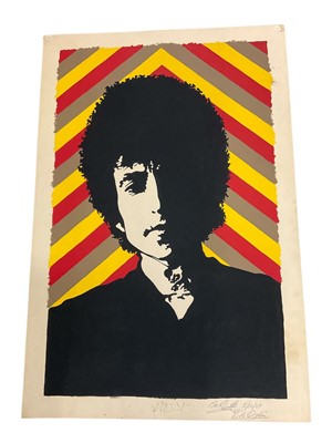 Lot 1110 - Good collection of 1960s student pop art, original work featuring icons of the period