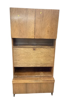 Lot 1347 - Mid century rosewood drinks cabinet