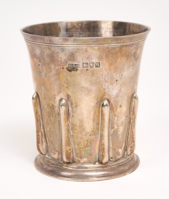 Lot 245 - Early George V silver beaker