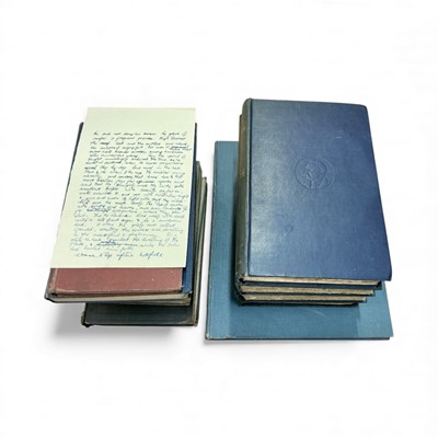 Lot 443 - Collection of Ex. Libris William Moorcroft books, with naming in ink signed 'Moorcroft'.