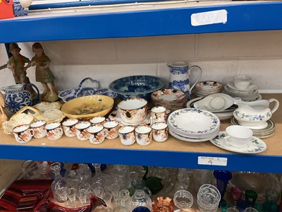 Lot 51 - Group of china, including tea wares, Aynsley fruit bowl, etc