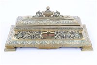 Lot 711 - Good quality 19th century brass desk stand of...