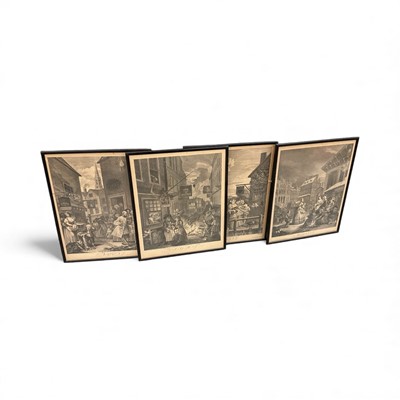 Lot 128 - Group of pictures, including Hogarth prints
