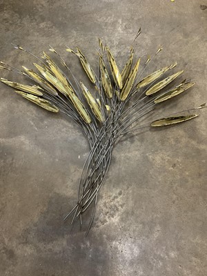 Lot 179 - Large wrought metal wall appliqué