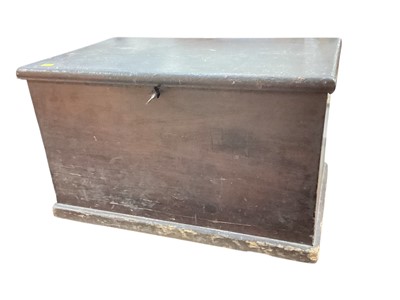 Lot 1378 - Victorian trunk, 62cm wide, 39cm deep, 37cm high