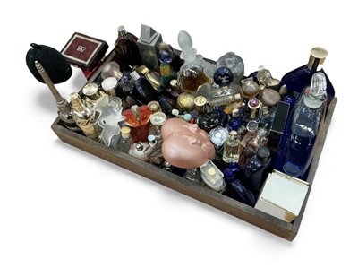 Lot 483 - Collection of vintage perfume bottles, most with contents.