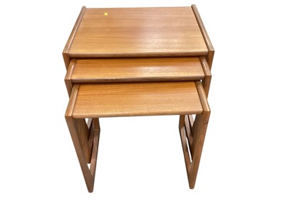 Lot 1388 - Nest of three teak G-Plan occasional tables
