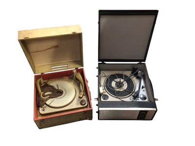 Lot 763 - Four vintage record players