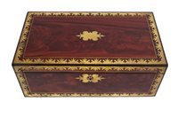 Lot 724 - Fine quality Regency flame mahogany and brass...